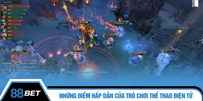 Những điểm hấp dẫn của trò chơi thể thao điện tử